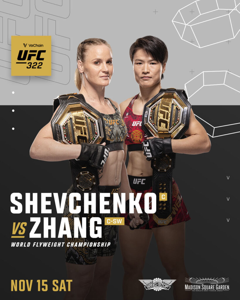 Zhang Weili Vacates Strawweight Title, Challenges Shevchenko for Flyweight Gold at UFC 322