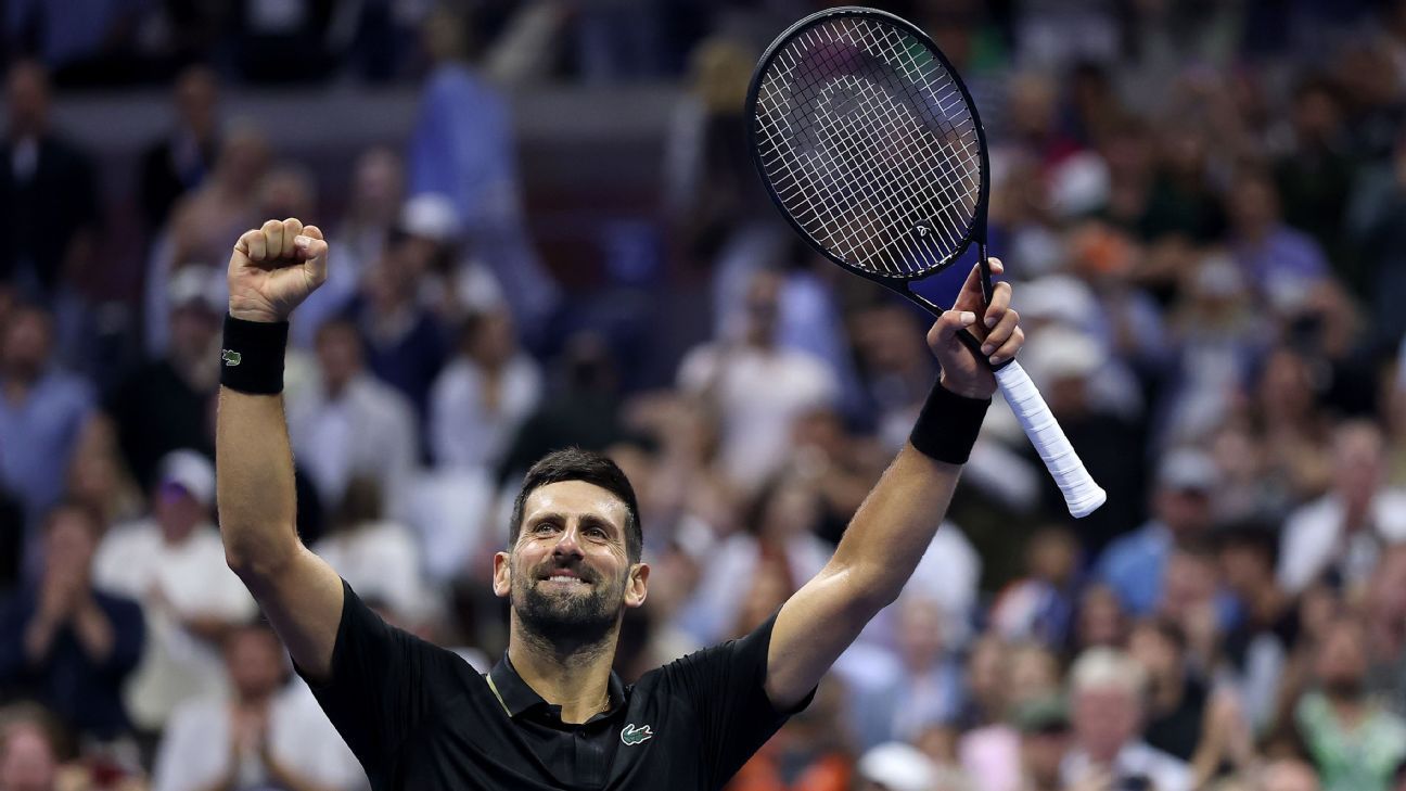 Djokovic into record-extending 64th major quarter