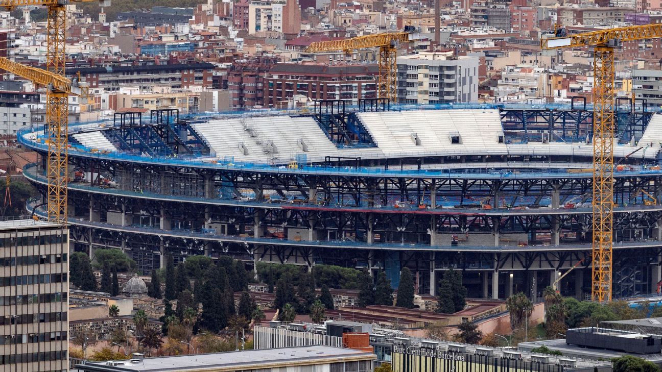 Barça to return to capped Camp Nou this weekend