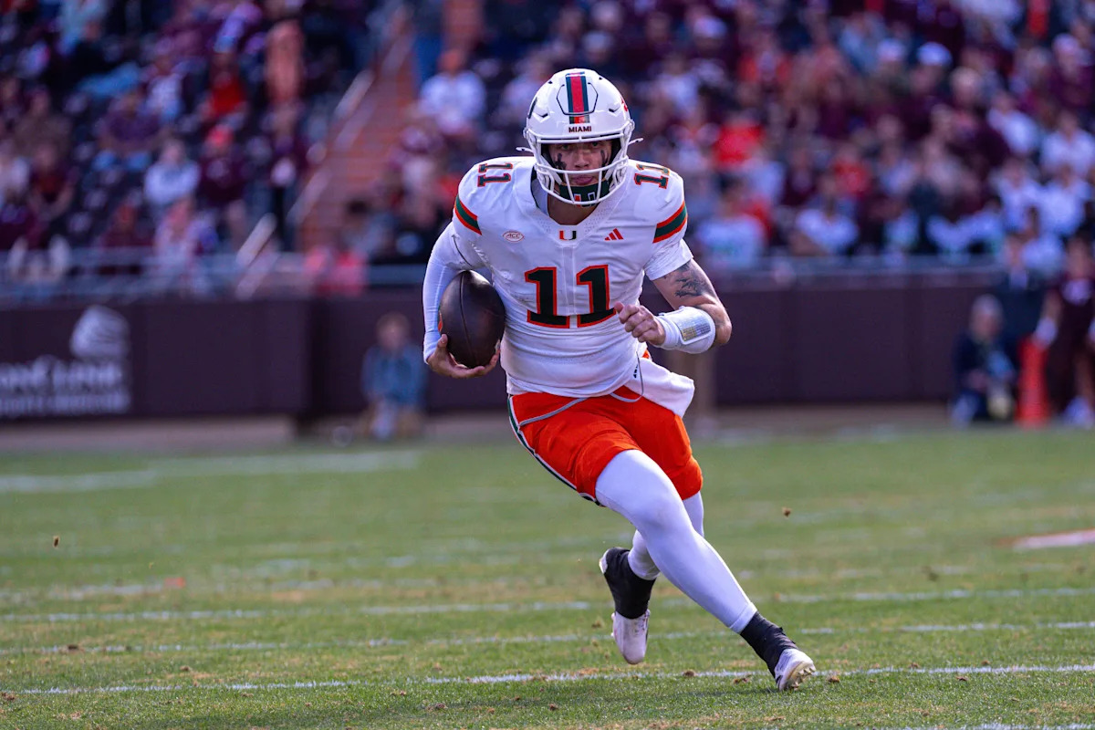 Beck's 4 TD passes carry No. 14 Miami past Virginia Tech, 34-17