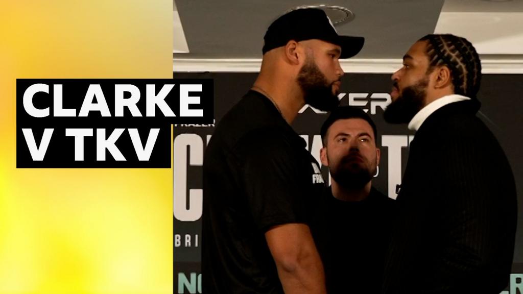 Clarke vs TKV: Frazer Clarke and Jeamie 'TKV' Tshikeva face off