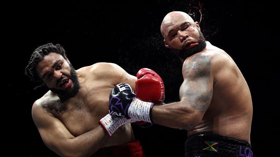 Clarke vs TKV: Underdog Jeamie ‘TKV’ Tshikeva hurts Olympian Frazer Clarke in the 11th before points win