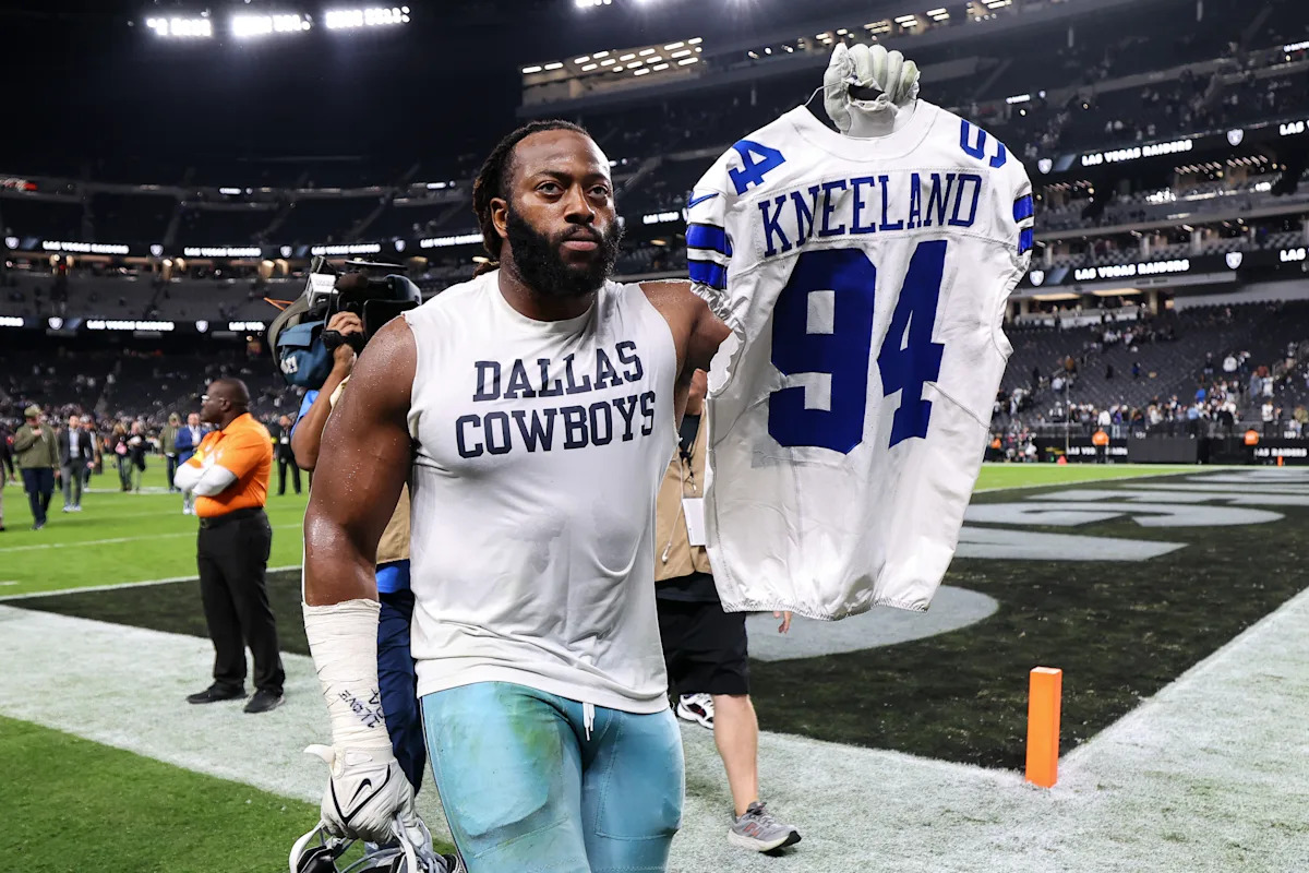 Cowboys pay tribute to Marshawn Kneeland multiple times in a commanding victory against the Raiders, the initial game following his passing.