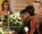 Cristiano Ronaldo attends White House dinner