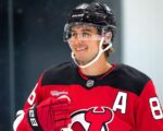 Devils' Hughes suffers 'freak' non-hockey injury