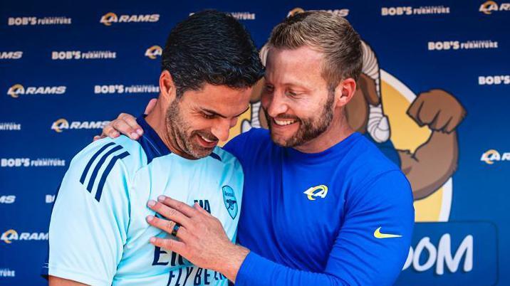 How Arteta-McVay bond helped Arsenal & Rams become title contenders