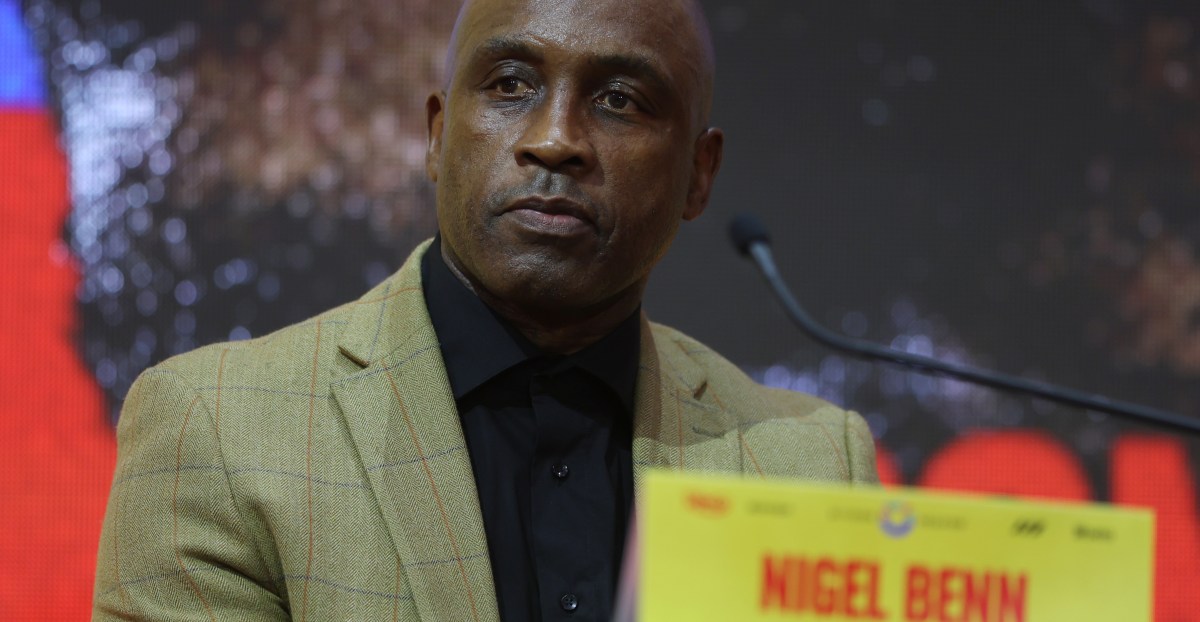 ‘I’m sick to death of them’: Nigel Benn sounds off on the Eubanks after his son’s victory