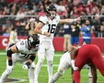 Jaguars overcome Trevor Lawrence's four turnovers to beat Cardinals in overtime