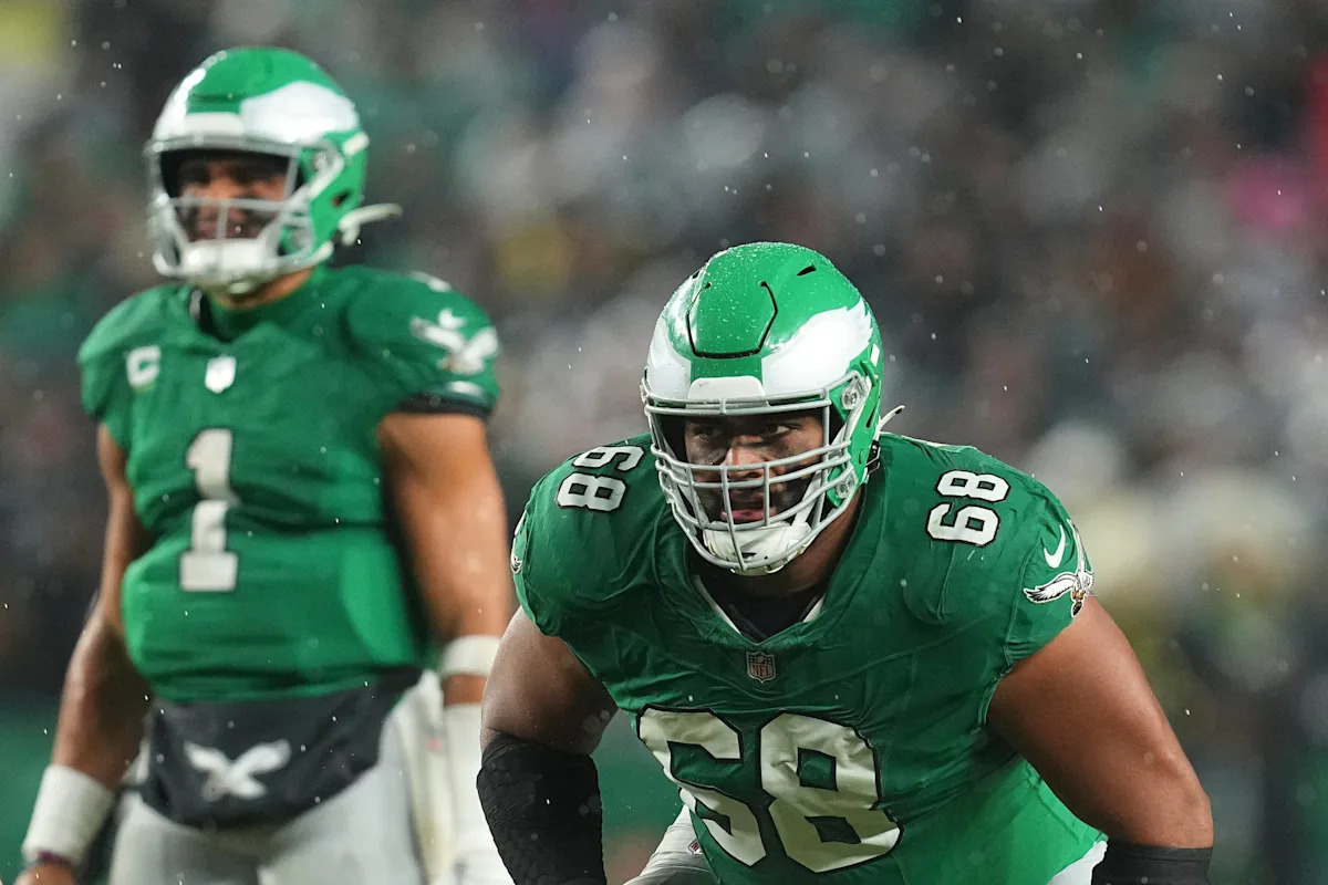 Jordan Mailata’s defense of Jalen Hurts extends from the field to the radio