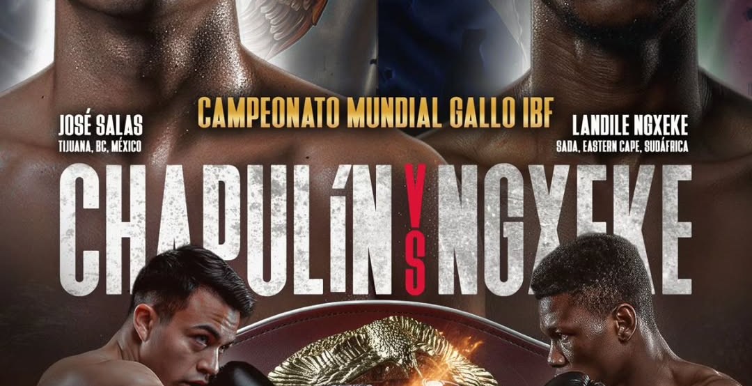 Jose Salas Reyes vs Landile Ngxeke title fight official for December 13th