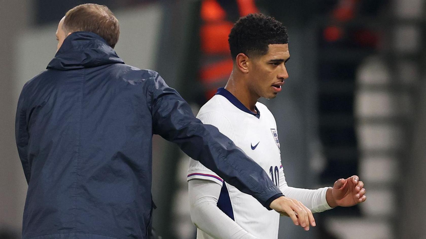 Jude Bellingham: Thomas Tuchel says ‘behaviour is key’ after midfielder’s reaction to being substituted