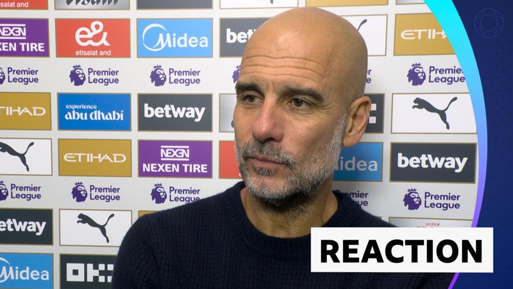 Manchester City 3-2 Leeds: Pep Guardiola post match interview and reaction