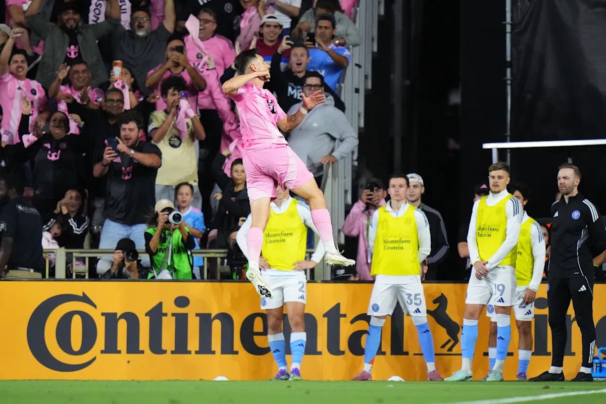 MLS conference finals: Inter Miami dominates NYCFC, 5-1, fueled by Tadeo Allende’s hat trick