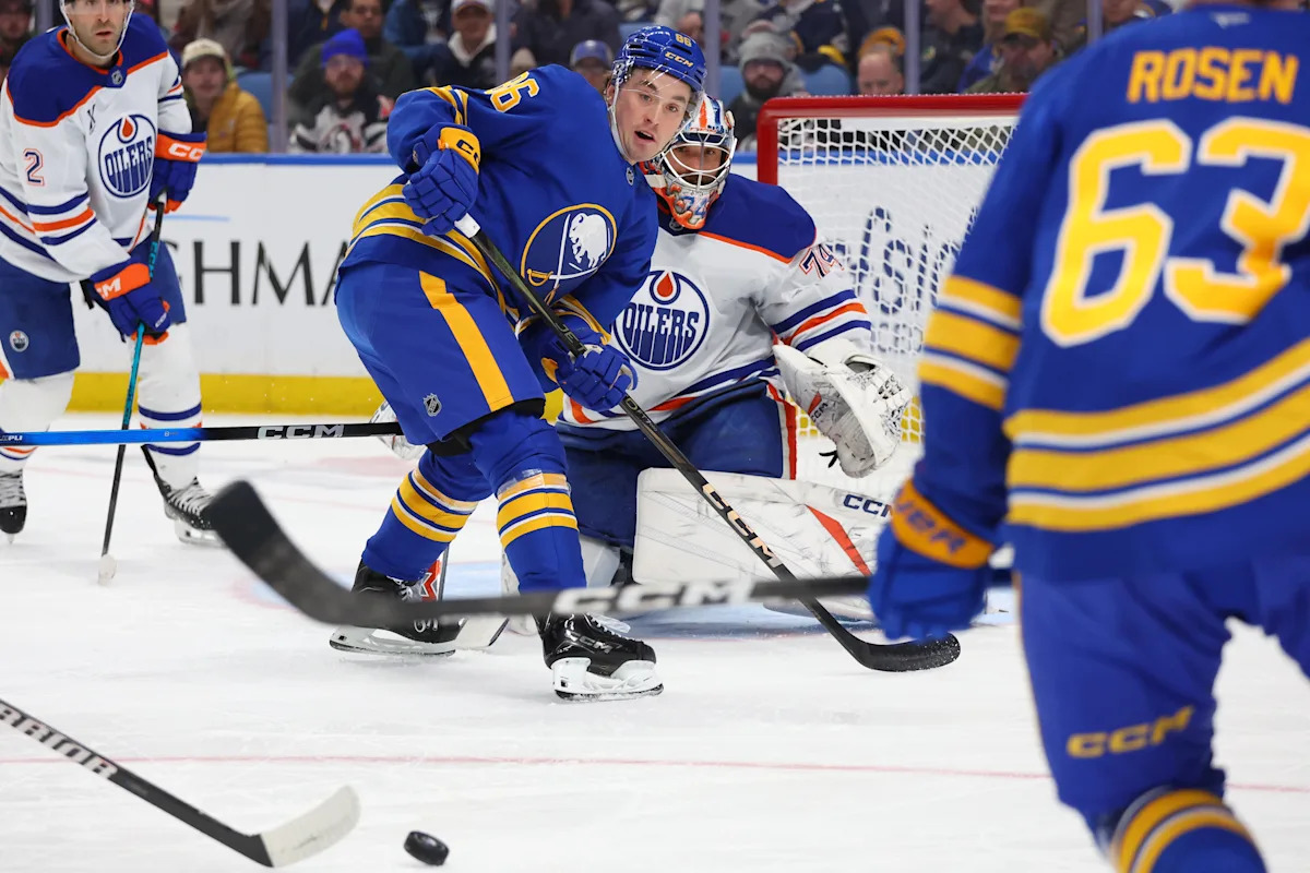 Ostlund scores twice as Sabres top Oilers 5-1