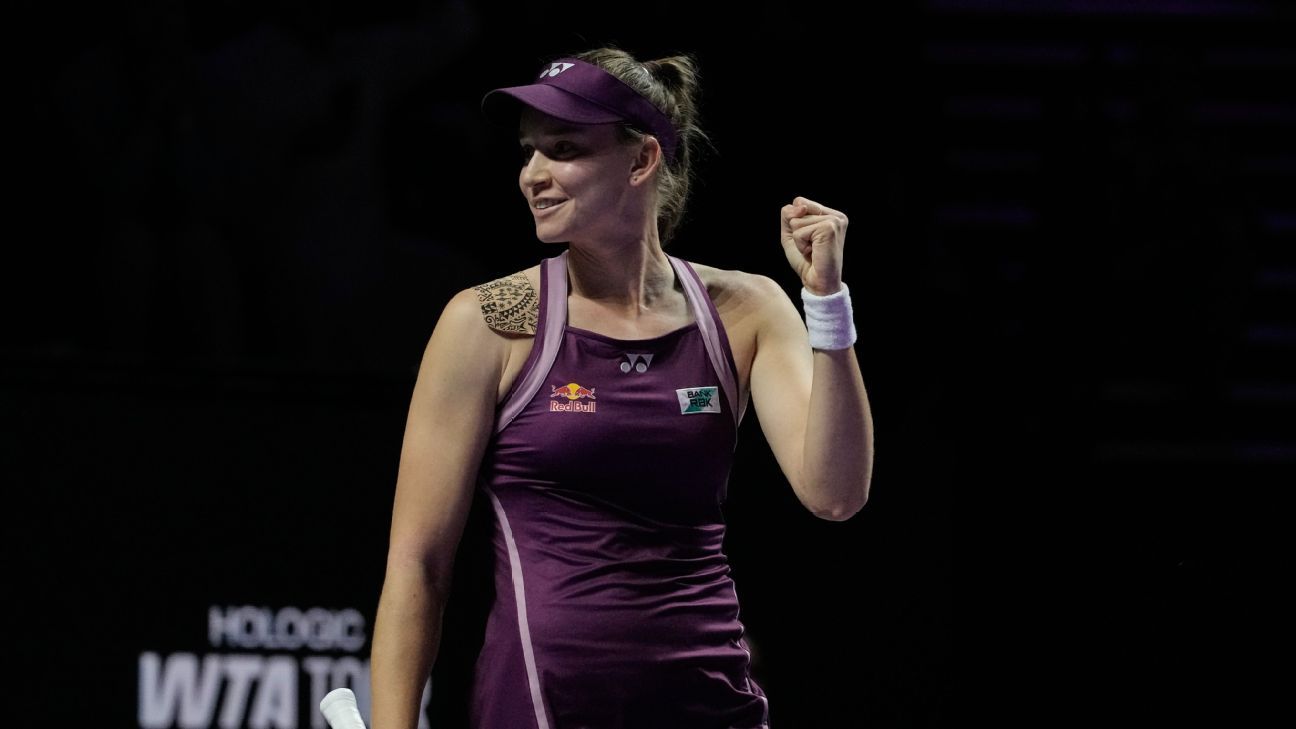 Rybakina sinks Sabalenka to take WTA Finals title