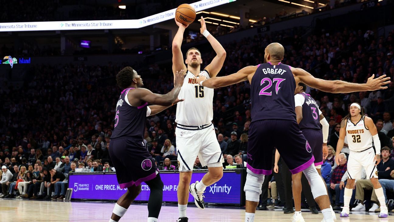 Statistics system crashes during Nuggets-Wolves