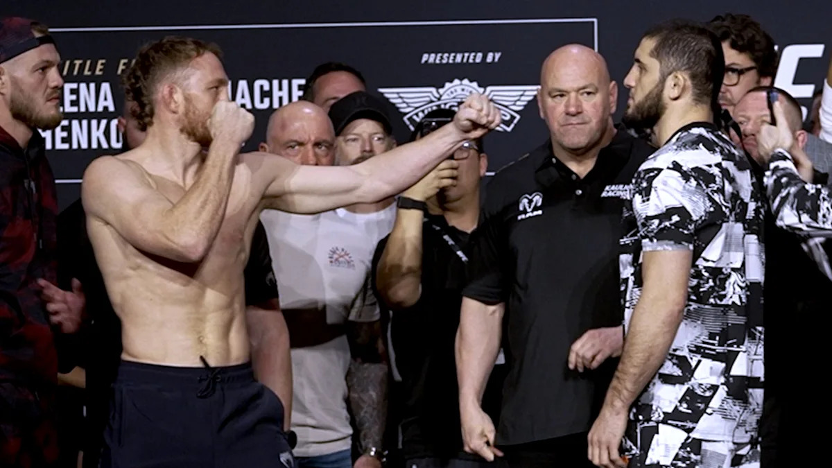 UFC 322: Dana White separates Jack Della Maddalena, Islam Makhachev after fiery final faceoff