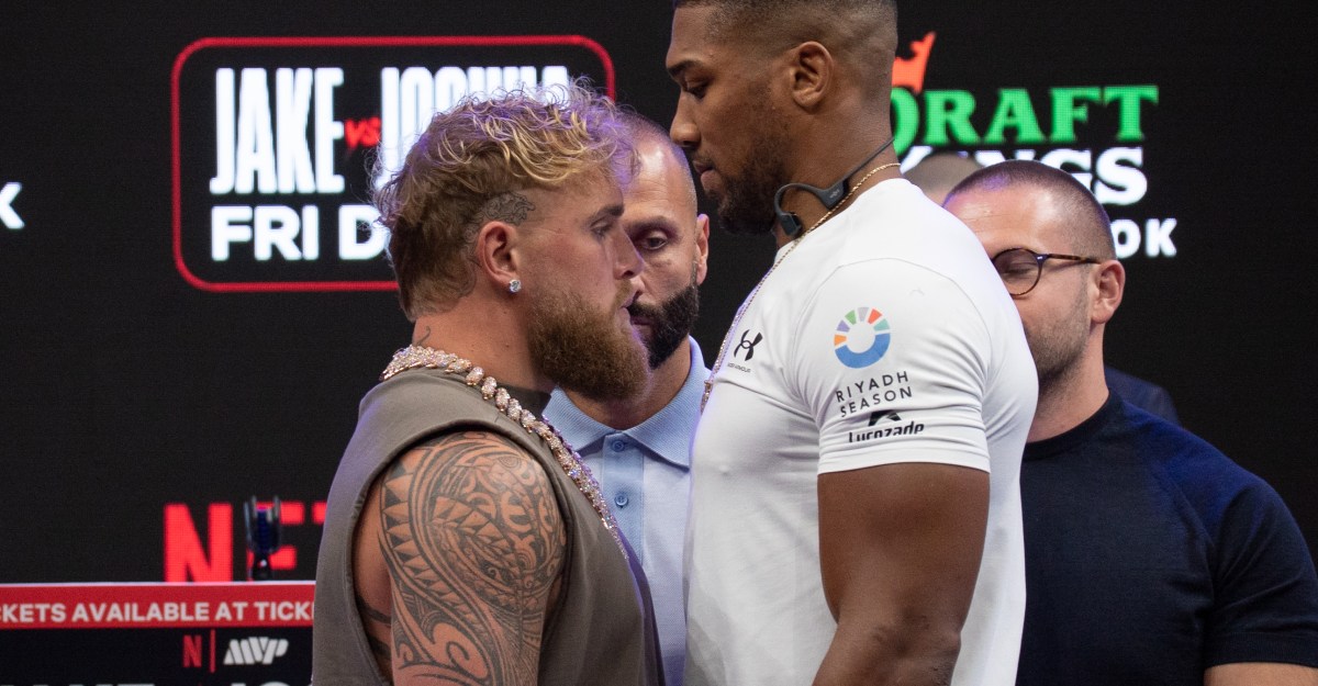 ‘We need you to have some disadvantage’: Eddie Hearn explains weight limit for Anthony Joshua in Jake Paul fight