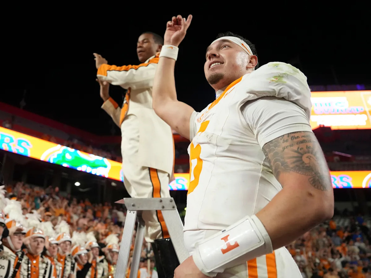 Why Joey Aguilar led the band after Tennessee football beat Florida