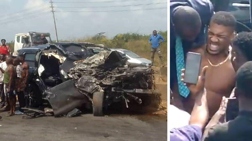 Anthony Joshua: Tributes as two team members die in fatal crash in Nigeria