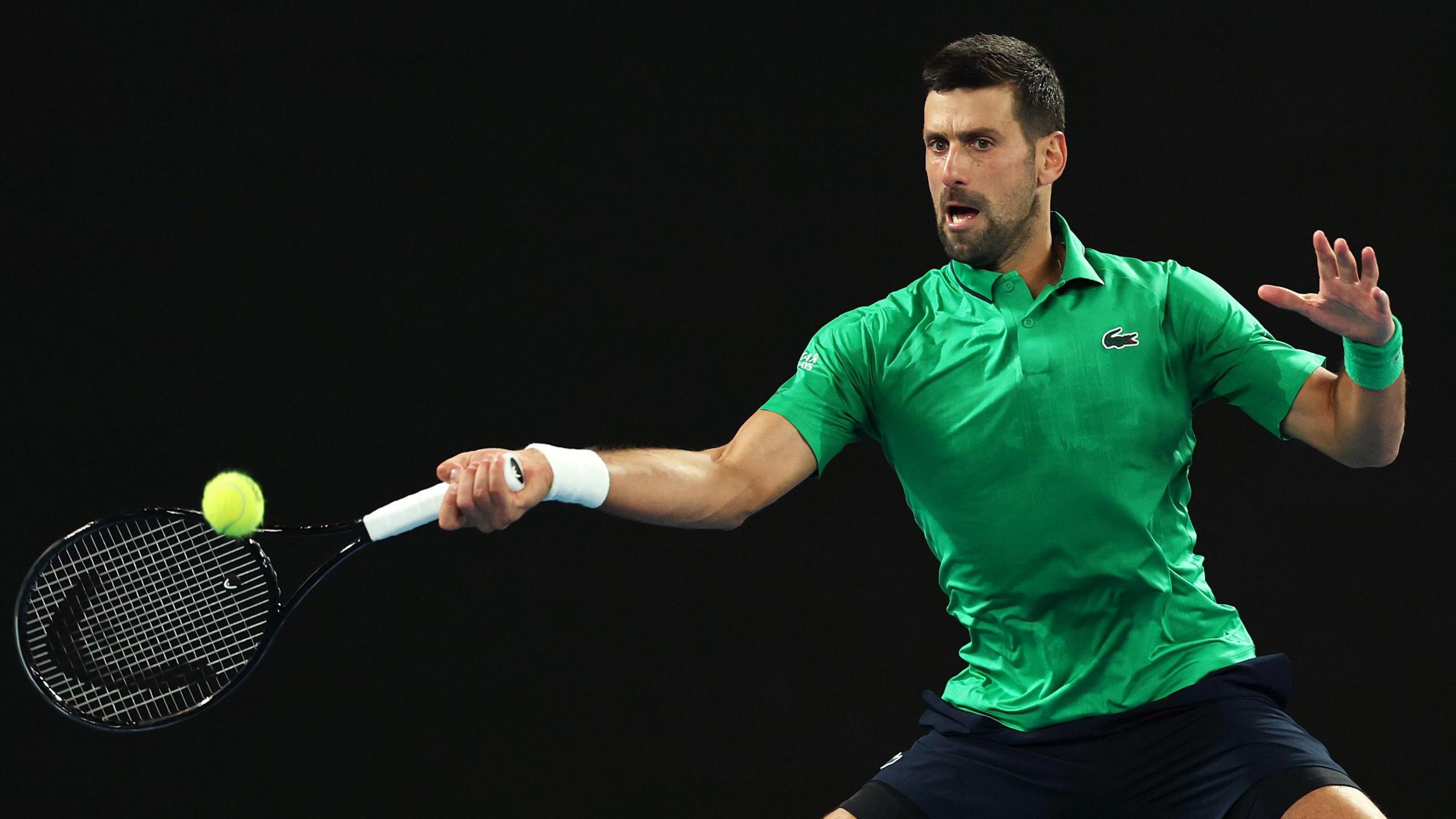 Australian Open 2026: Novak Djokovic into last eight as Jakub Mensik withdraws with injury