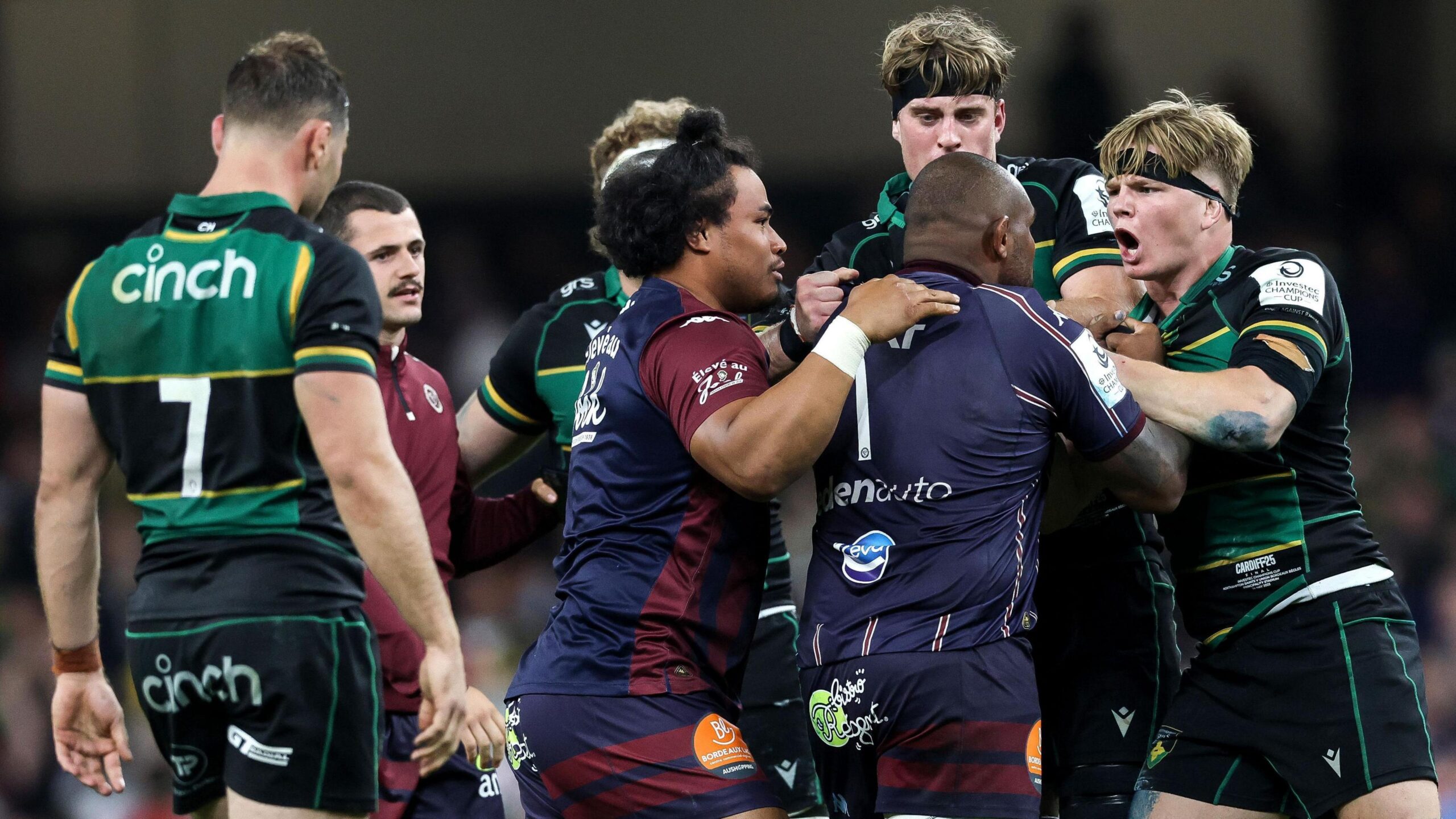 Champions Cup: Northampton ready to ride hostility aimed at Henry Pollock in Bordeaux