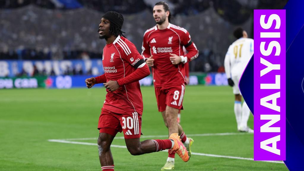 Champions League: How Slot changed Liverpool's shape to pull off Marseille win