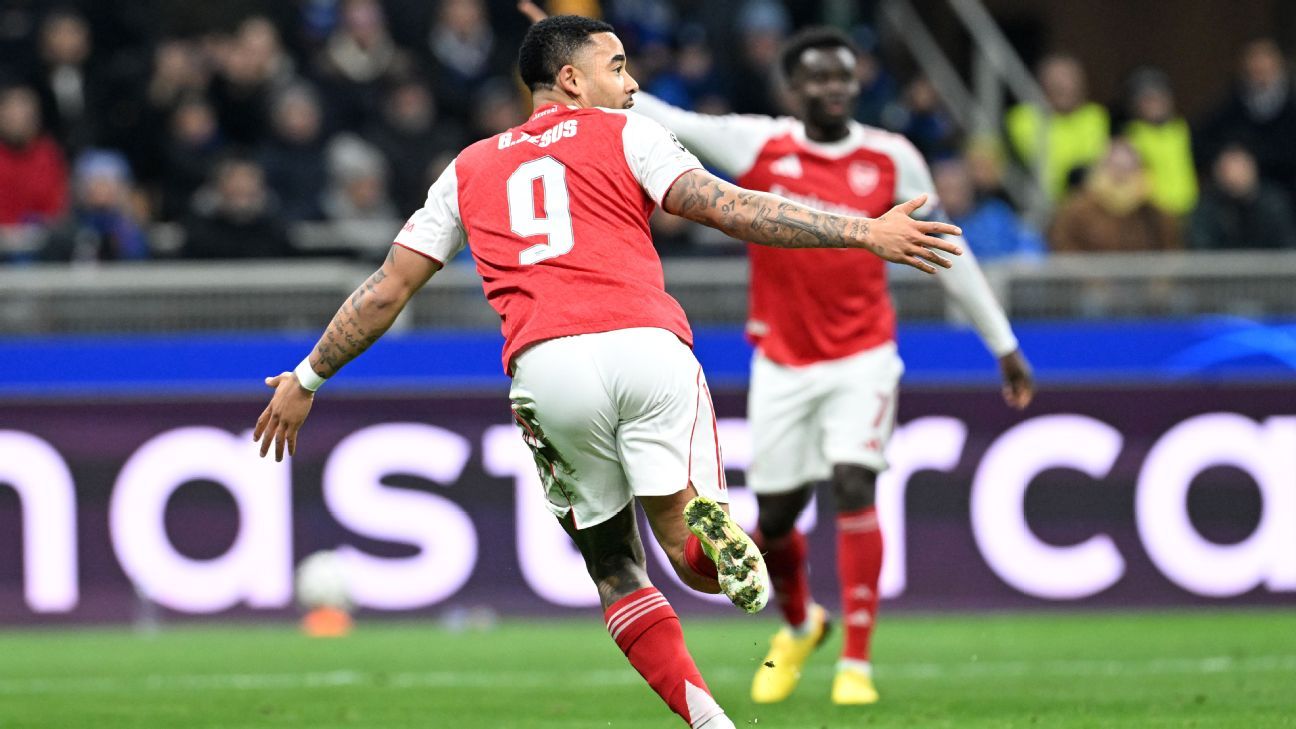 Champions League updates: Arsenal travel to Inter, Real Madrid host Monaco