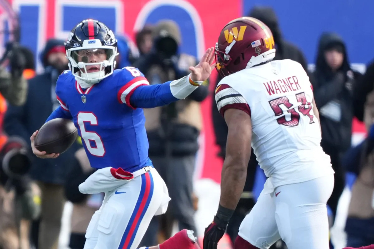 Eli Manning: New York Giants quarterback Jaxson Dart ‘possesses that Josh Allen talent’