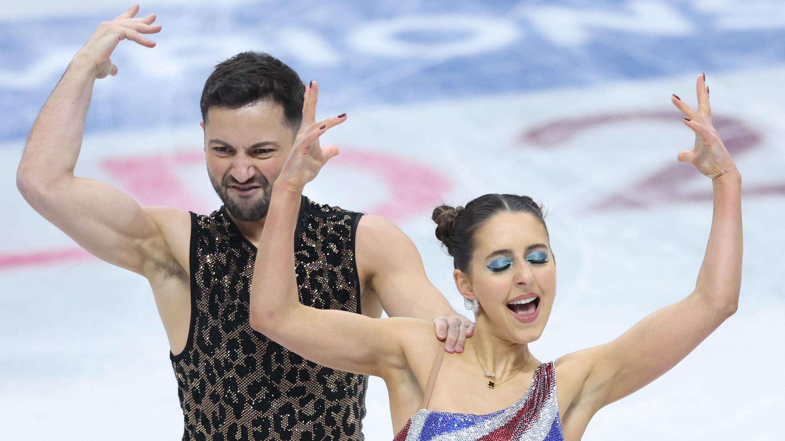 European Figure Skating Championships: GB's Lilah Fear and Lewis Gibson in contention for ice dance gold