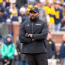 Ex-Michigan football coach Sherrone Moore returns to court