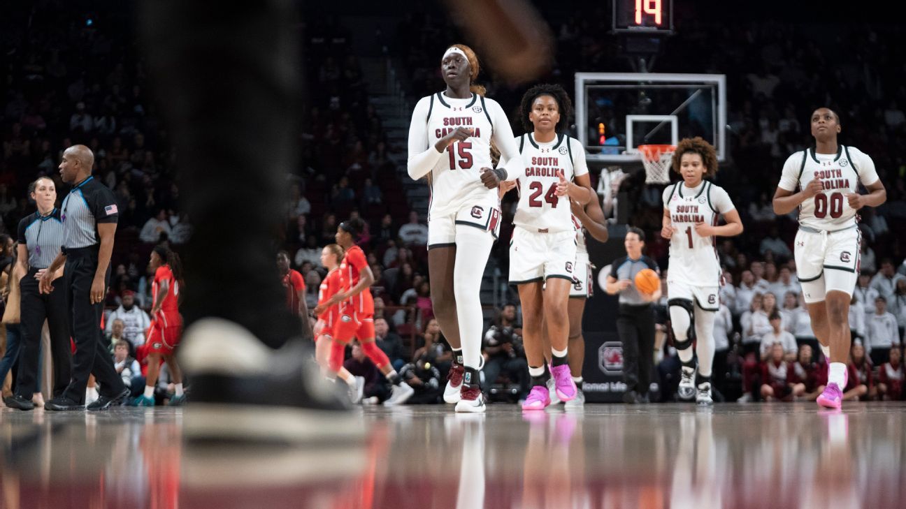 Gamecocks up to No. 2 in AP women’s poll shuffle