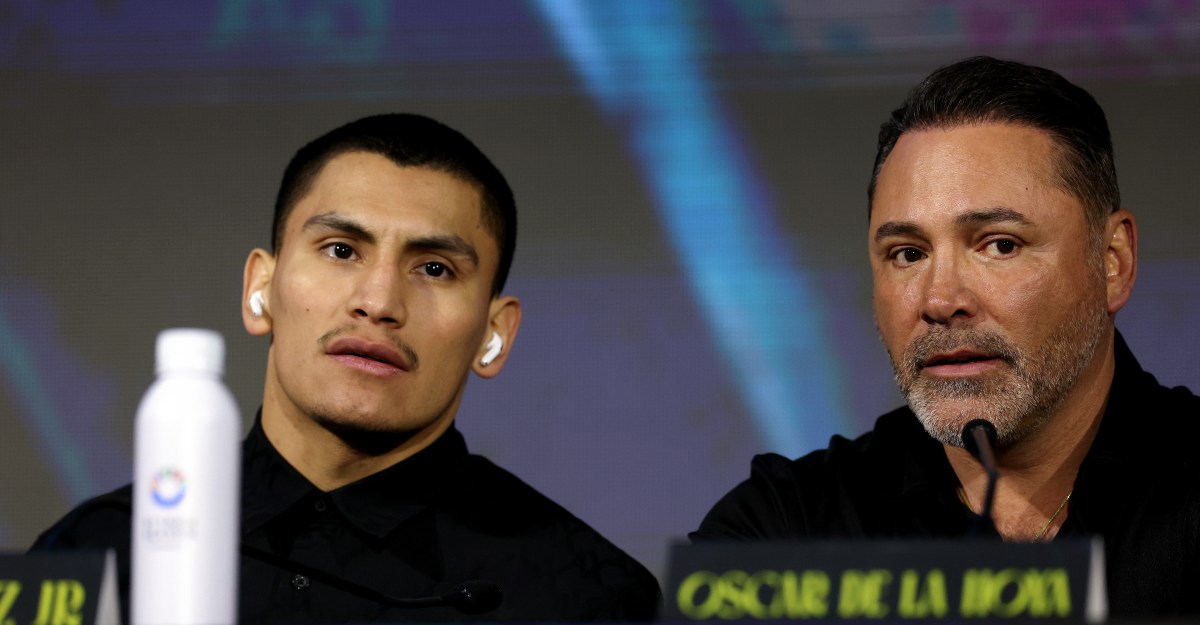 ‘It doesn’t have to be next’: Oscar De La Hoya douses cold water on Jaron ‘Boots’ Ennis vs Vergil Ortiz