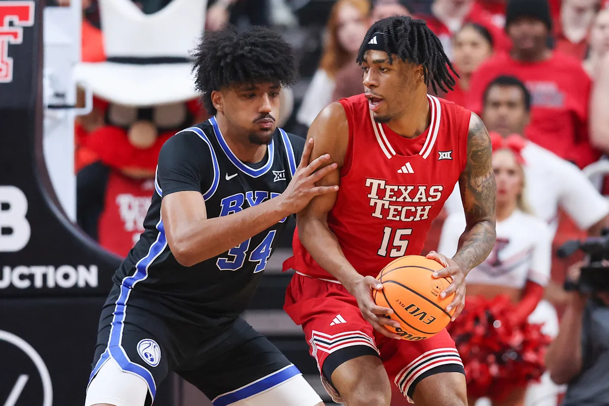 JT Toppin scores 27 points to lead No. 15 Texas Tech to an 84-71 victory over No. 11 BYU