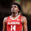 Reinstated Charles Bediako has 13 points in return to Alabama