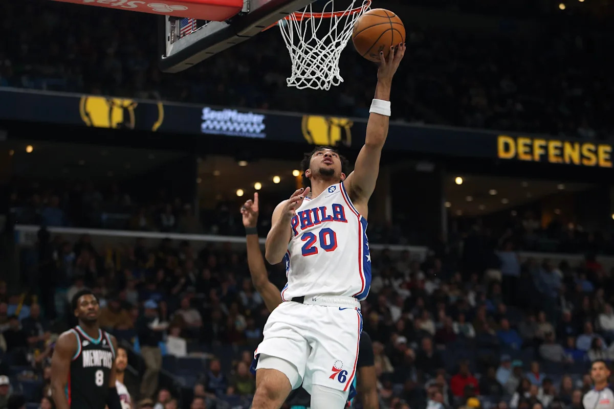 Sixers' Jared McCain talks health, shooting struggles in return