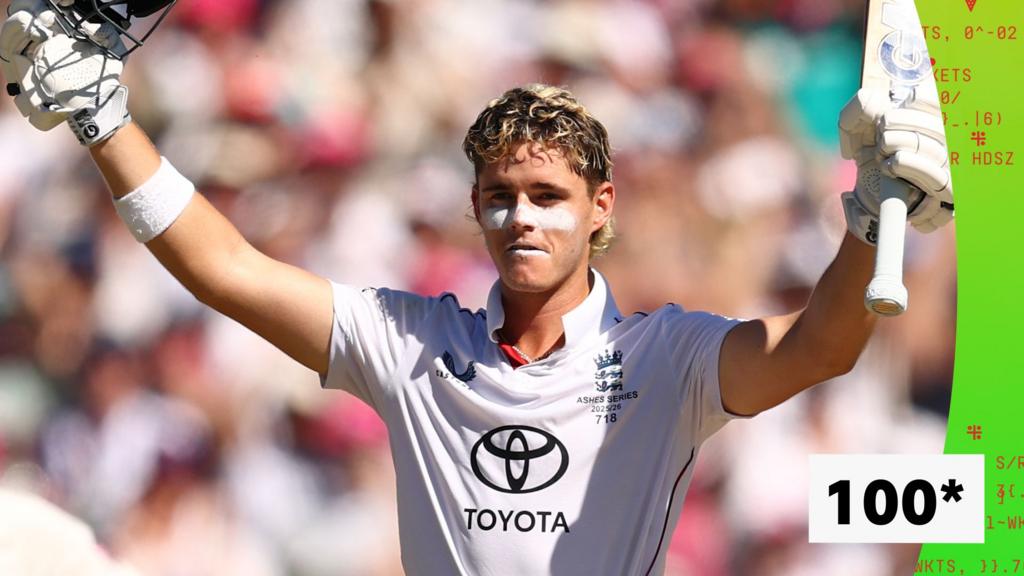 The Ashes 2025/26 fifth Test - day four: England's Jacob Bethell strikes four to achieve his first Test century