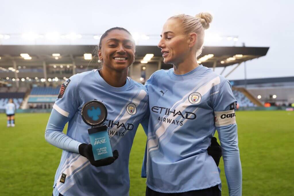 The WSL’s top-four battle has been split in two