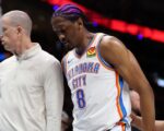 Thunder's Williams exits game with sore right thigh