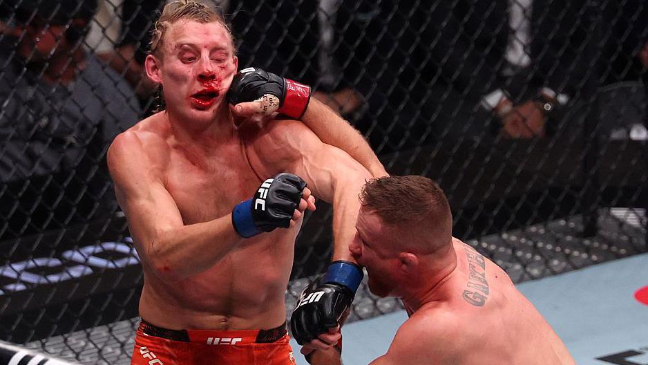 UFC 324: Justin Gaethje beats Paddy Pimblett on points in Las Vegas firefight