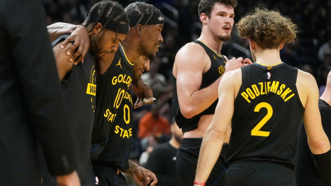 Warriors’ Butler helped off court, undergoing MRI