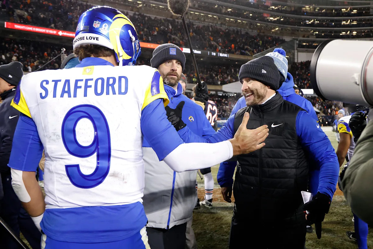 Watch Sean McVay’s speech in Rams’ locker room after win vs. Bears