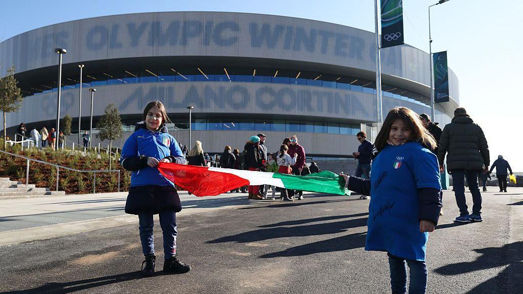 2026 Winter Olympics: Delayed Milano Santagiulia Ice Hockey Arena hosts first match