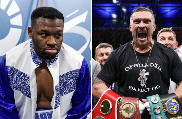 Jarrell Miller claims he would “run over” Oleksandr Usyk
