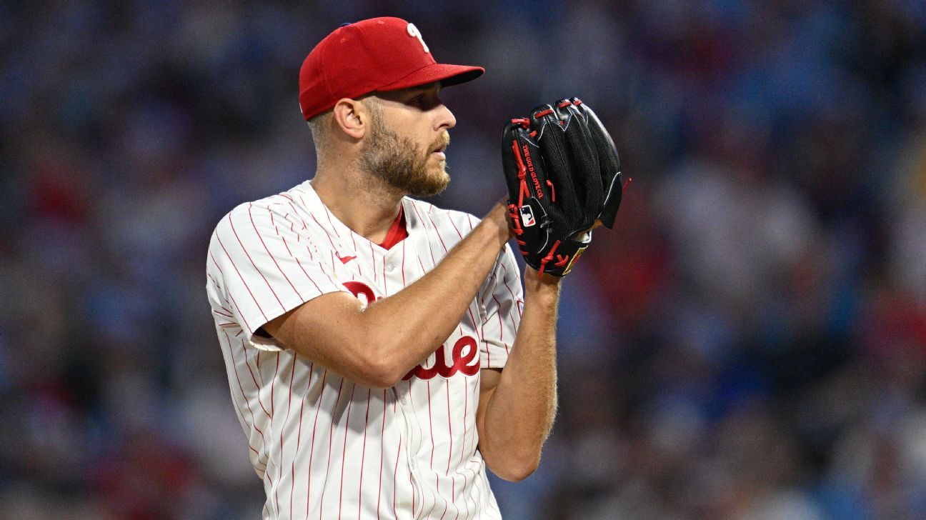 Phillies ace Wheeler on 15-day IL with blood clot