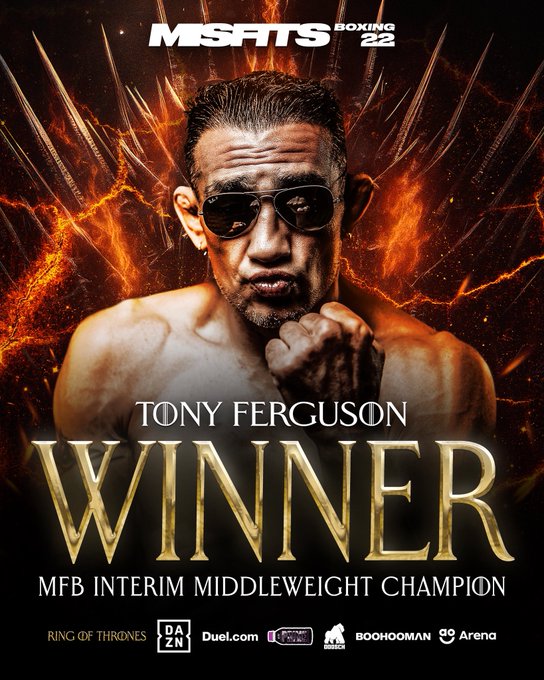 Tony Ferguson TKOs Salt Papi, Snaps Eight-Fight Losing Skid – Misfits Boxing 22 Highlights