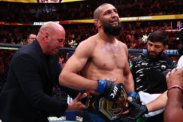 Watch: Khamzat Chimaev Welcomed in Chechnya by Ramzan Kadyrov After UFC Title Win