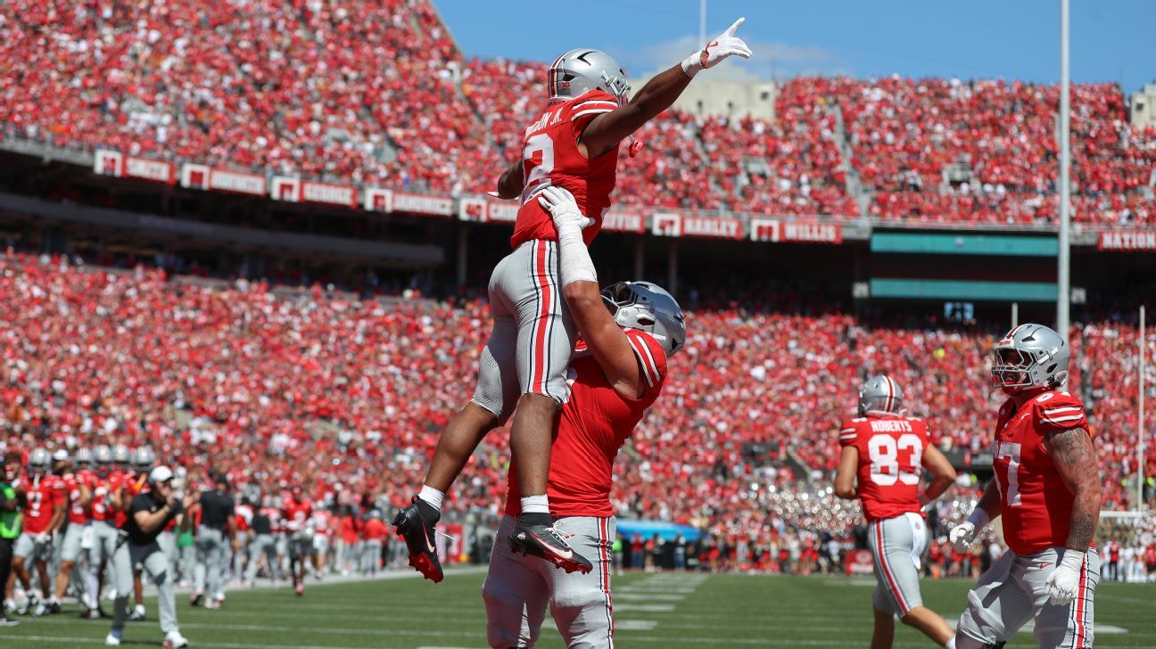 Buckeyes grab No. 1; LSU, Canes ascend as Tide drop