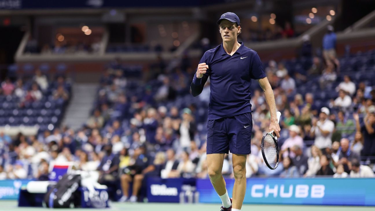 Dominant Sinner revs up for a return to US Open semifinals