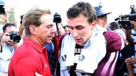 LOOK: LaNorris Sellers gives Frank Beamer game ball after Shane Beamer leads South Carolina past Virginia Tech